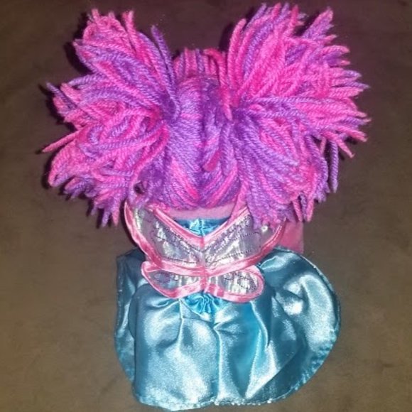 Sesame Street | MUPPETS | ABBY CADABBY | 10"  PLUSH Fairy Doll w/Flower for KIDS - Picture 3 of 4